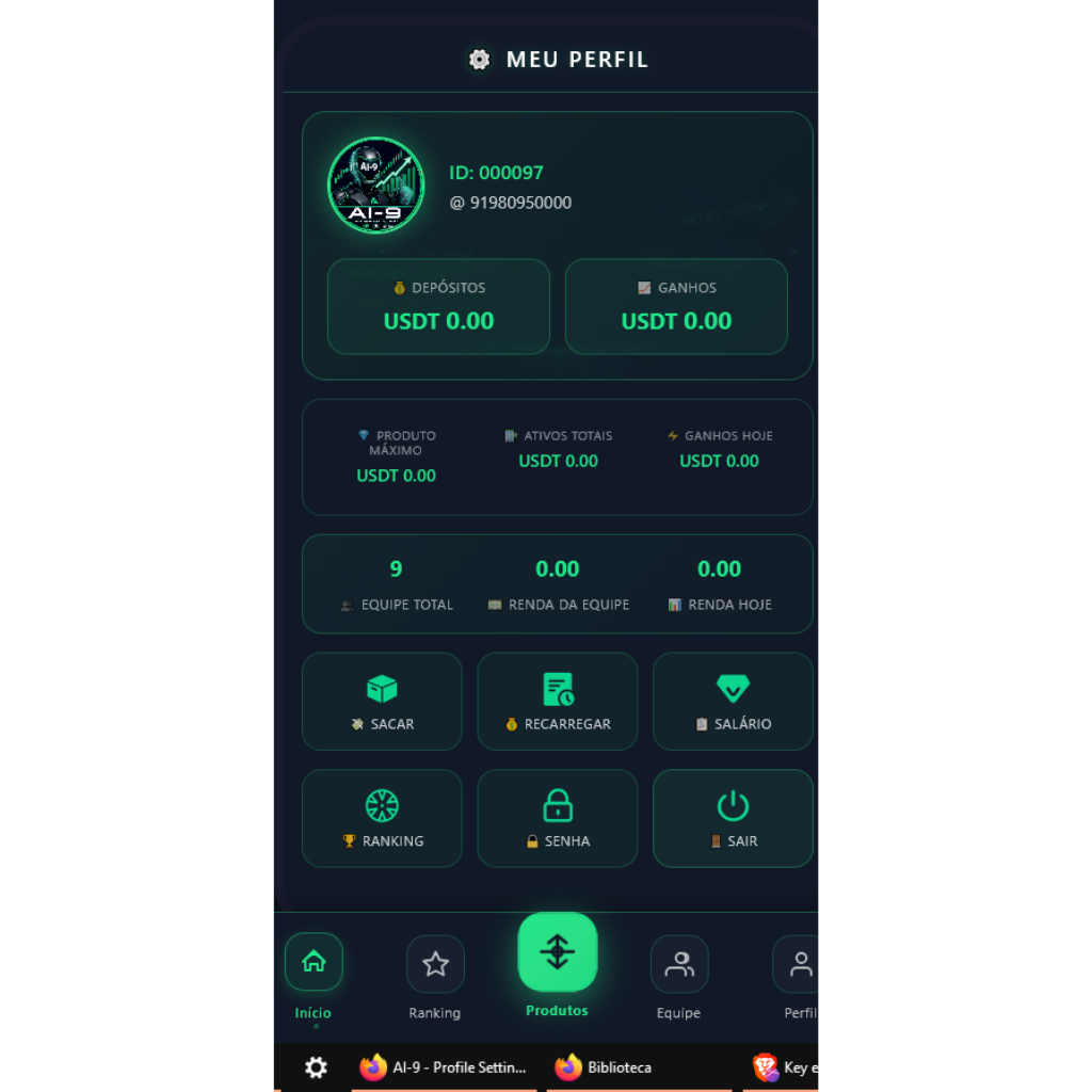 Sistema HYIP em PHP + MySQL com Gateway USDT 100 - Imagem 3