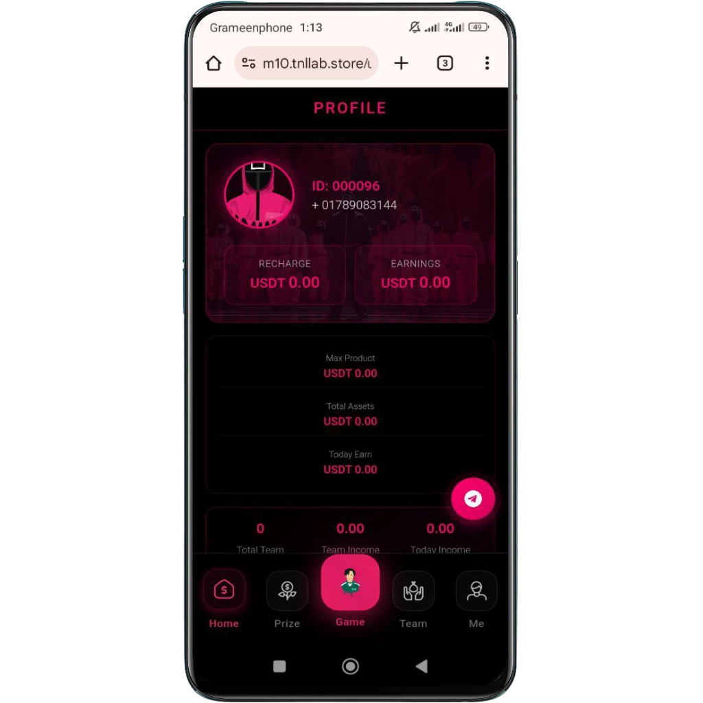 Sistema HYIP em PHP + MySQL TEMA SQUID GAMES - Imagem 4